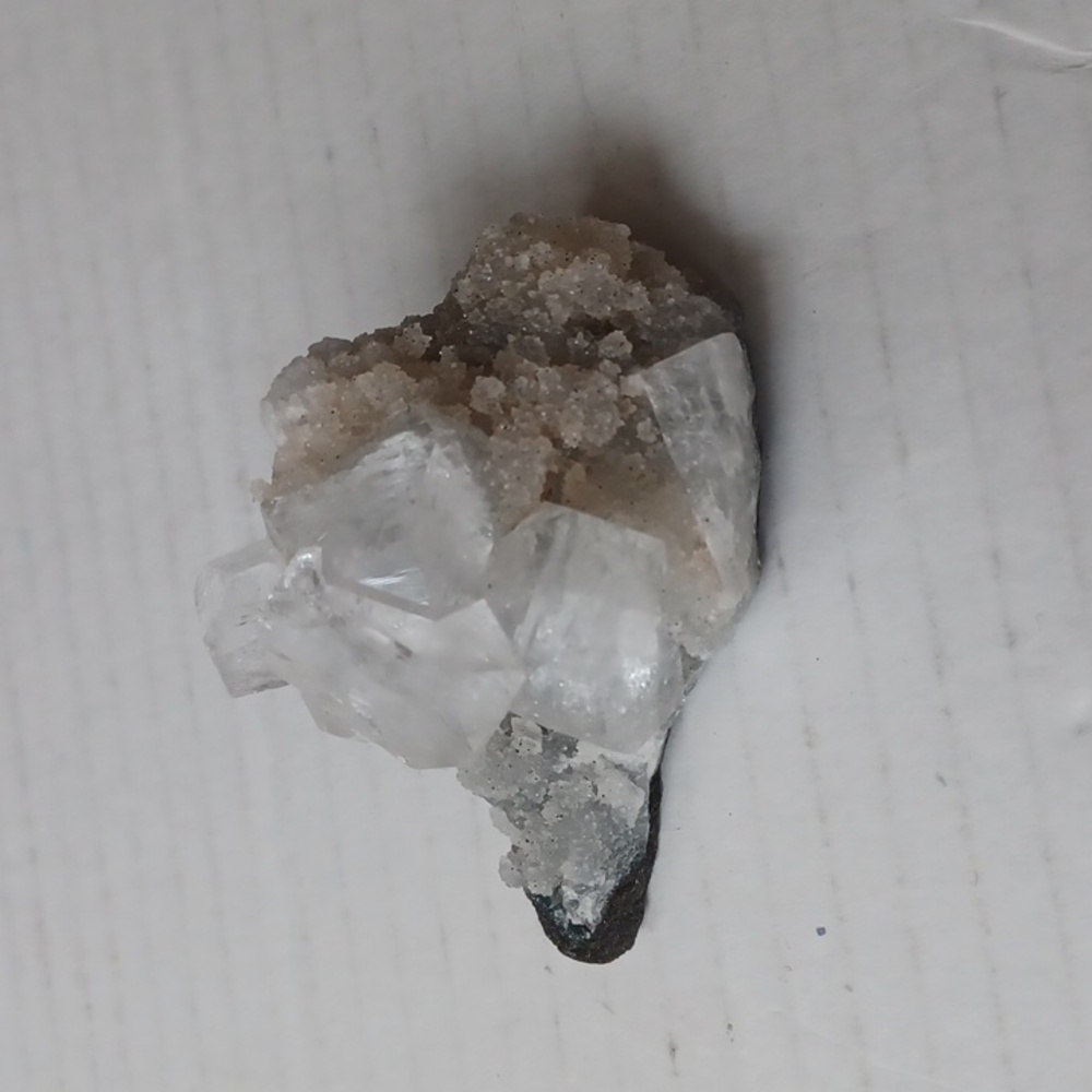 4/$60 Raw White, Clear & Gray Crystal  - Gemstone
